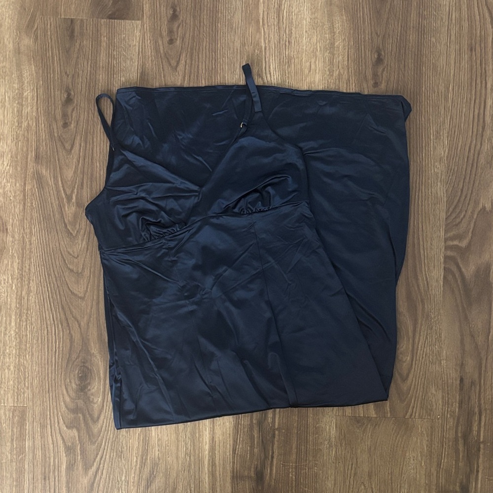 Soma Midnight Satin Gown